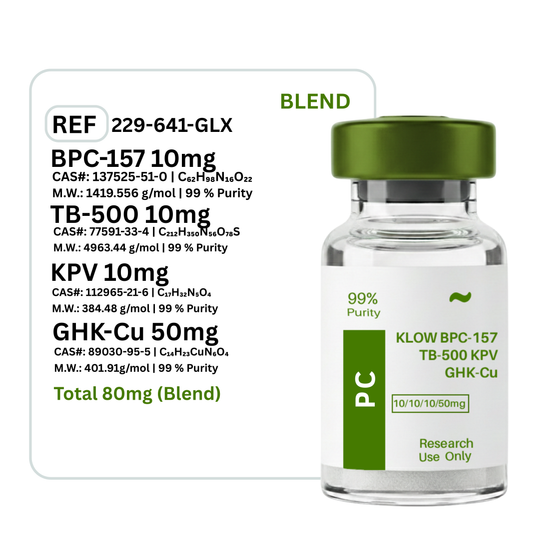 KLOW Blend - GHK-CU + TB-500 + BPC-157 + KPV 10mg